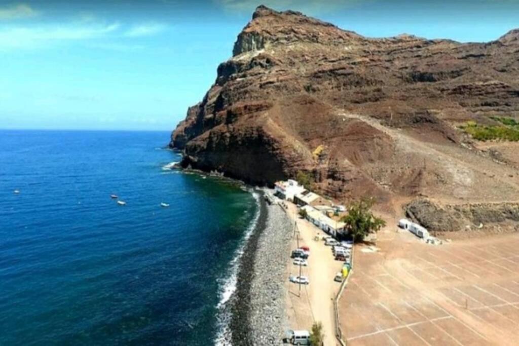 Villa Casa Costera Playa De Tasarte San Nicolás Esterno foto