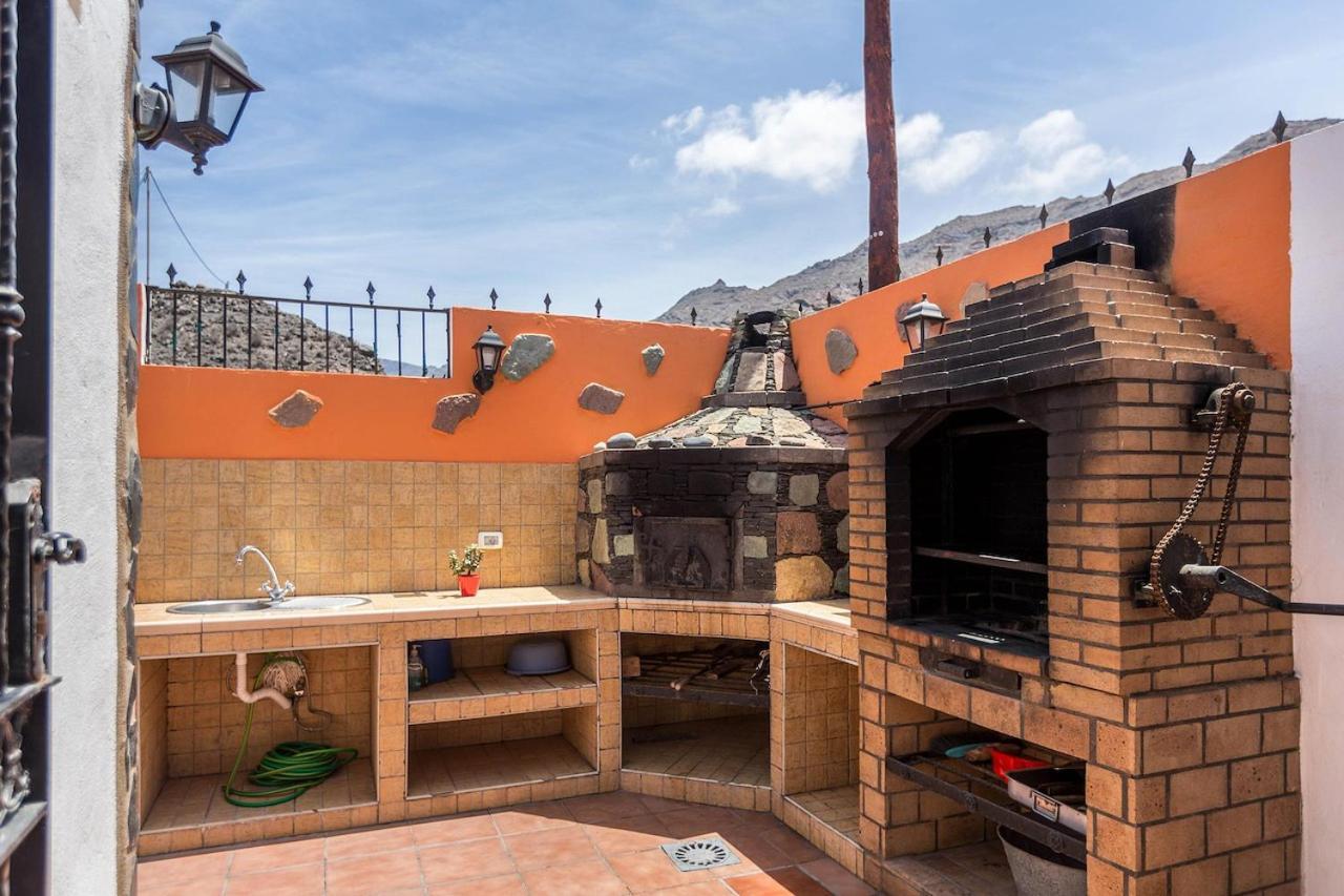 Villa Casa Costera Playa De Tasarte San Nicolás Esterno foto
