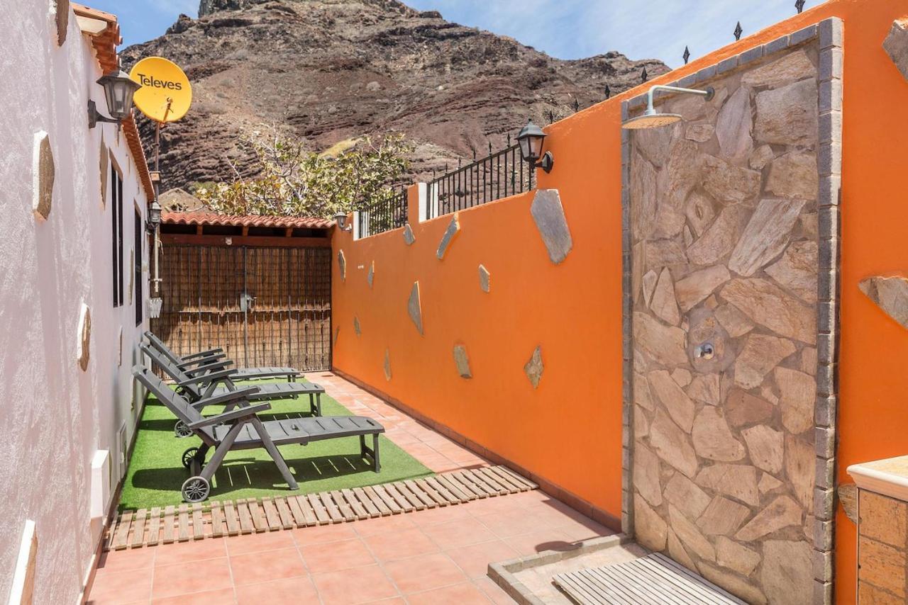 Villa Casa Costera Playa De Tasarte San Nicolás Esterno foto